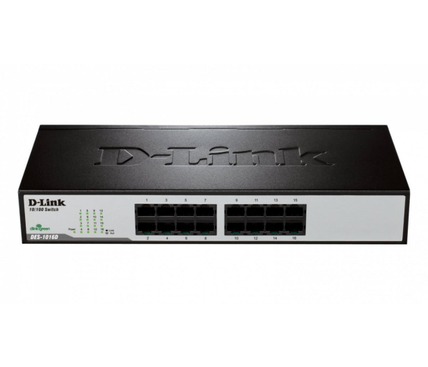 D-Link 16p DES-1016D (16x10/100Mbit) - 7539 - zdjęcie 2